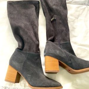 Blondo gray suede boots | Nordstrom